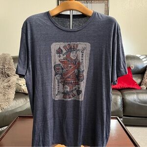 Men's Lucky Brand T-Shirt with King of Spades XXL